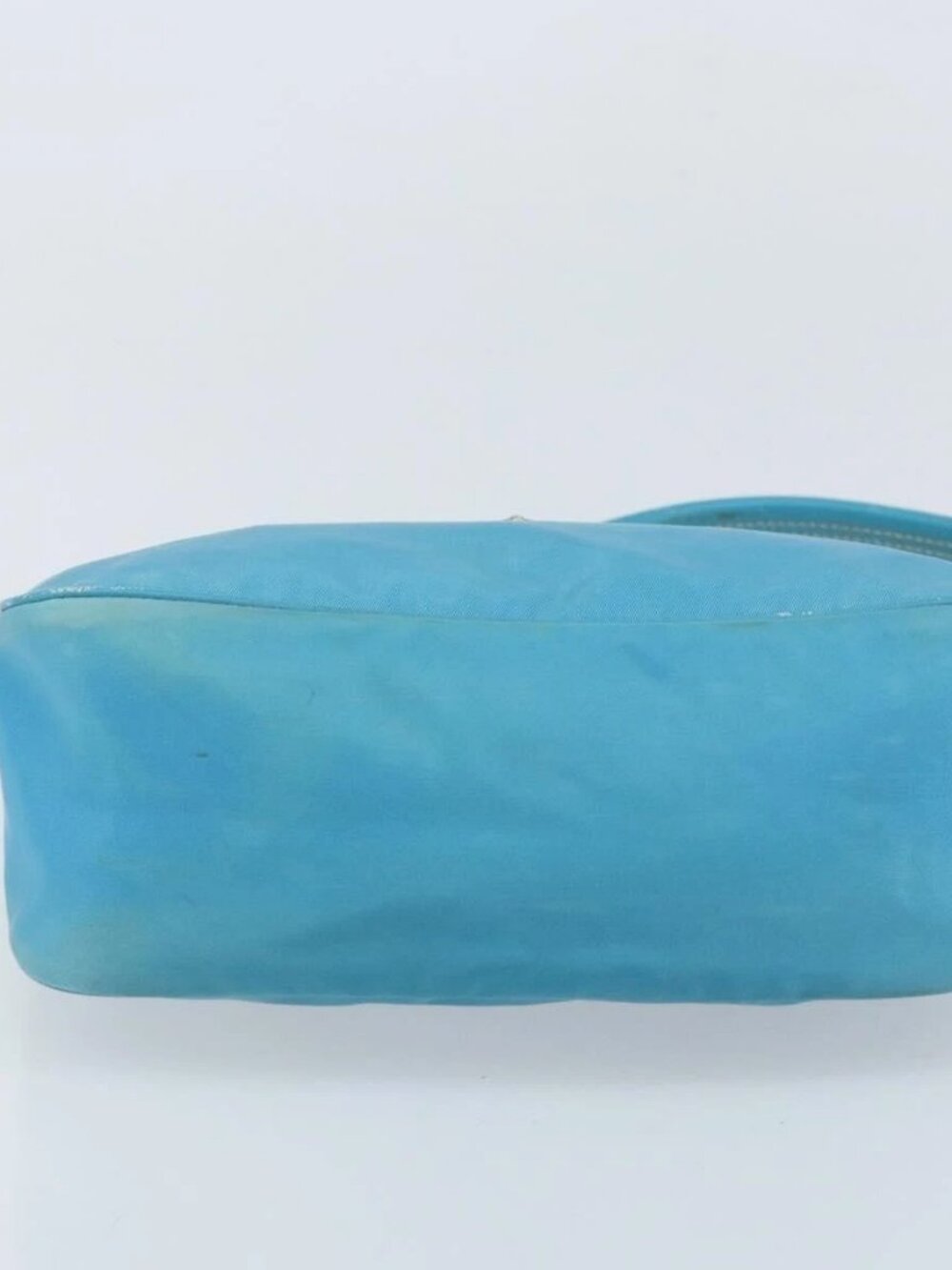 PRADA Shoulder Bag Nylon Light Blue Silver Auth LNZ298 - Picture 5 of 15